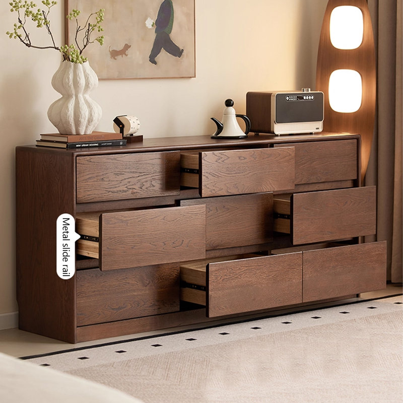 Walnut Solid Wood Accent Cabinet