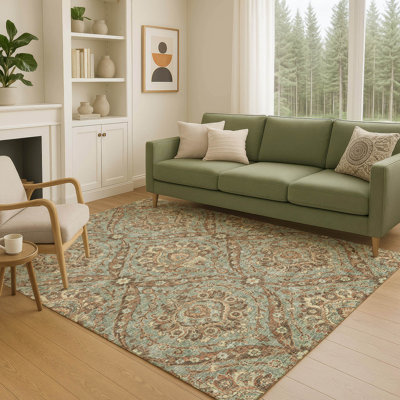 Machine Washable Indoor/Outdoor Chantille ACN2703 Global Rug