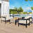 Outdoor Iron Sofa Set with Waterproof Rattan and Sturdy Construction for Gardens-798510024