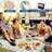 10' x 14' Reversible Outdoor Rug, Waterproof Plastic Straw Weave, Lightweight Foldable Design, Boho Style Patio Rug for Deck, Balcony or Picnic-1156330267