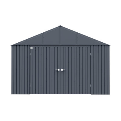 Remise de rangement en acier Elite, 12 x 16, anthracite