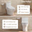 Toilette bidet, toilette une pièce avec siège de toilette bidet, siège de toilette intelligent avec siège chauffant, séchoir à air chaud, lavage multiple 