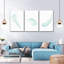 Impression sur toile de plumes de menthe douce-566450371