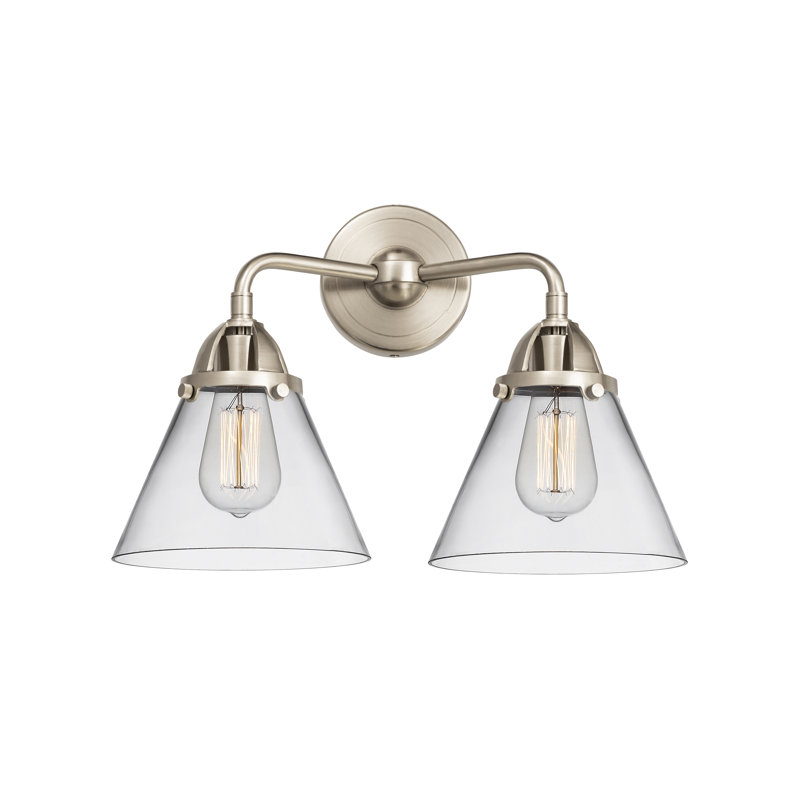 Shauna 2 - Light Vanity Light, LED, Clear, Brushed Satin Nickel