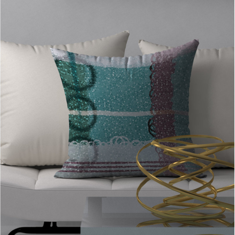  Housse de coussin carré et insert, 18" x 18"