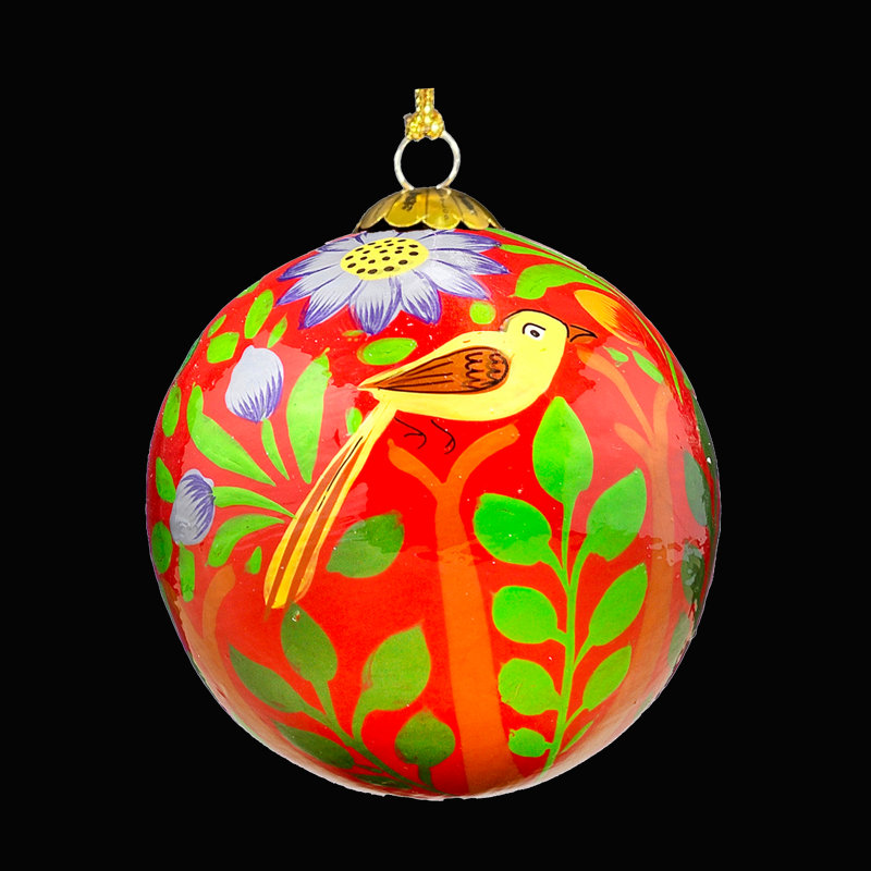 Red Birds of Paradise Bauble