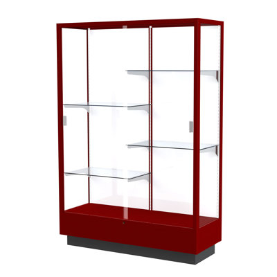Heritage Series 70'' H x 48'' W Wood Trophy Display Case