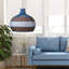 Luminaire suspendu bleu clair Adhem 1-603452730