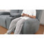 Wald Stretch Jacquard Recliner Chair Loveseat Couch With Console Cover-47817404
