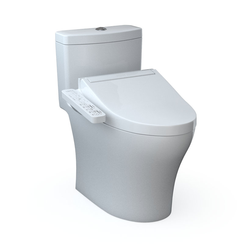 Aquia® Dual-Flush Elongated One-Piece Toilet with Tornado Flush (Seat Included)
