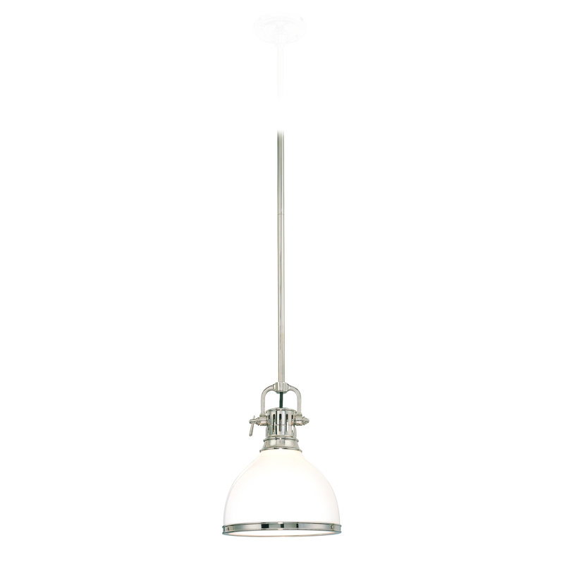Randolph 1 - Light Pendant, Polished Nickel, 10"