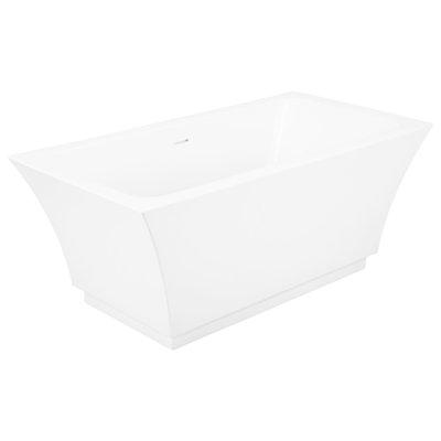 67" Leland Acrylic Freestanding Tub With Foam
