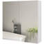 Mintu Bathroom Mirror Cabinet 60W x 15D x 60Hcm High Gloss White
