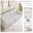 Bentura Upholstered Beige Corduroy Modular Sofa with Pillow Back and Solid Wood Legs-410654932