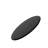 24-Inch Round Tempered Glass Table Top In Black, 1/2-Inch Thick Beveled Edge, Impact And Wear , Ideal For Dining Patio Tables Black Top, Heat Smooth Cleaning, Hotel Office-516573063