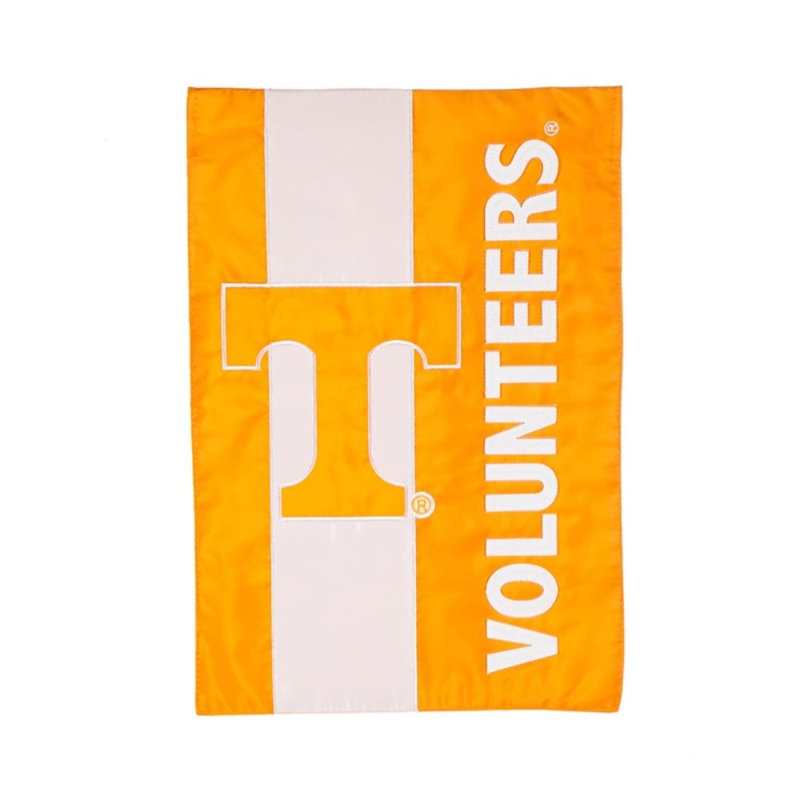 Drapeau de maison en polyester à 2 côtés NCAA 44 x 28 po, Université du Tennessee, H 18 po x l 12,5 po