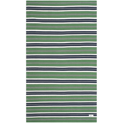 Racing Point Flatweave Striped Area Rug
