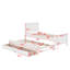 Lit plateforme simple avec tiroirs et lit gigogne-114402417