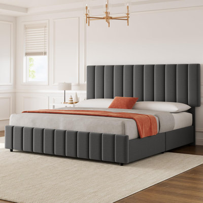 Ditchko Upholstered Slat Bed
