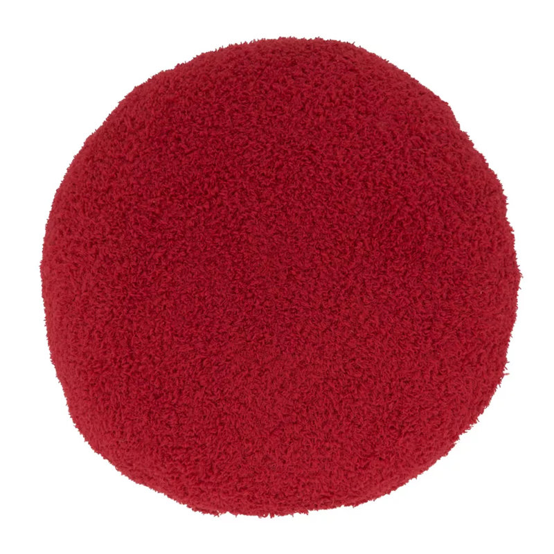 Coussin Candy, Rouge / blanc, H 13 po x l 13 po