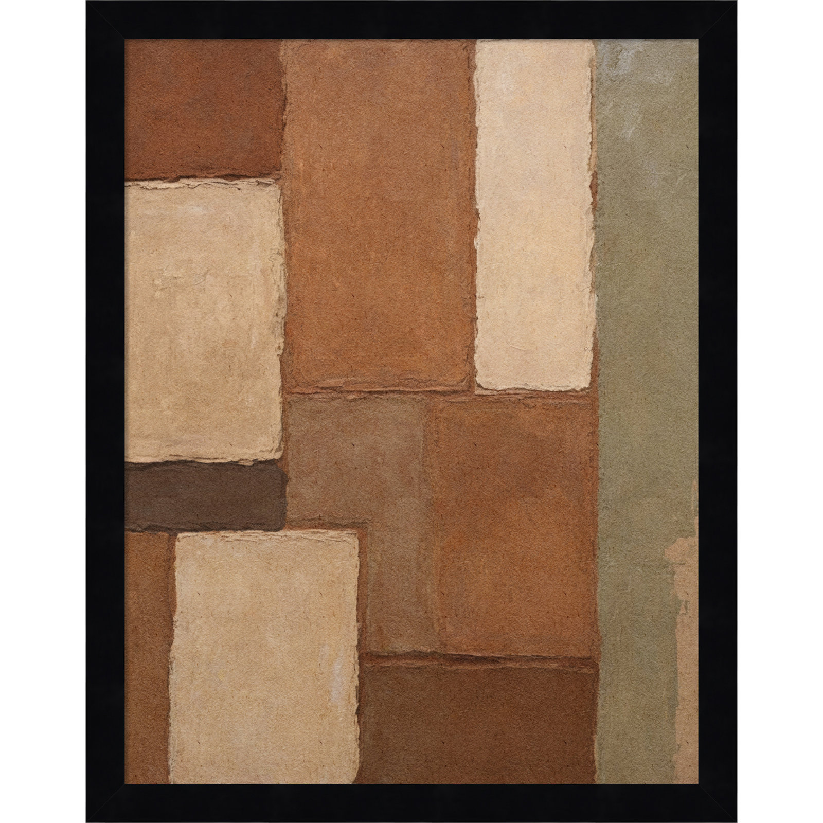 Arcilla Print by Dan Hobday, Black, 17" H x 14" W