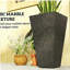 Ensemble de 3 pots à fleurs, pots à fleurs hauts-596850519