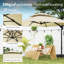 268cm Tilt Cantilever Parasol