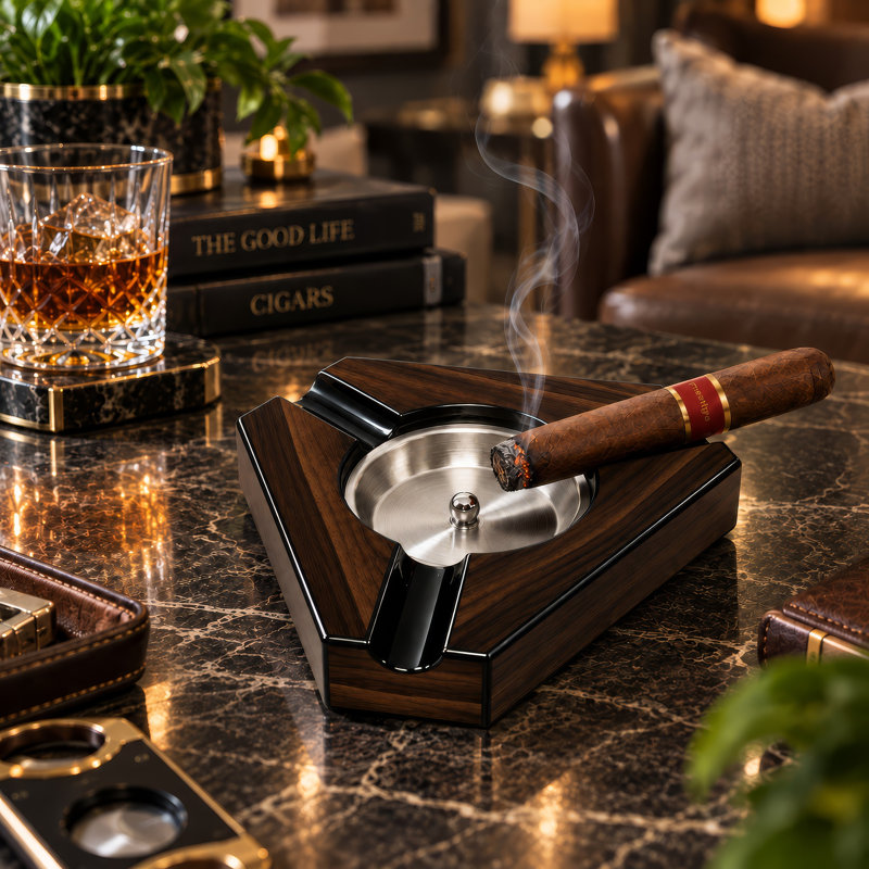 Coupe-cigare triangulaire laqué Peklar