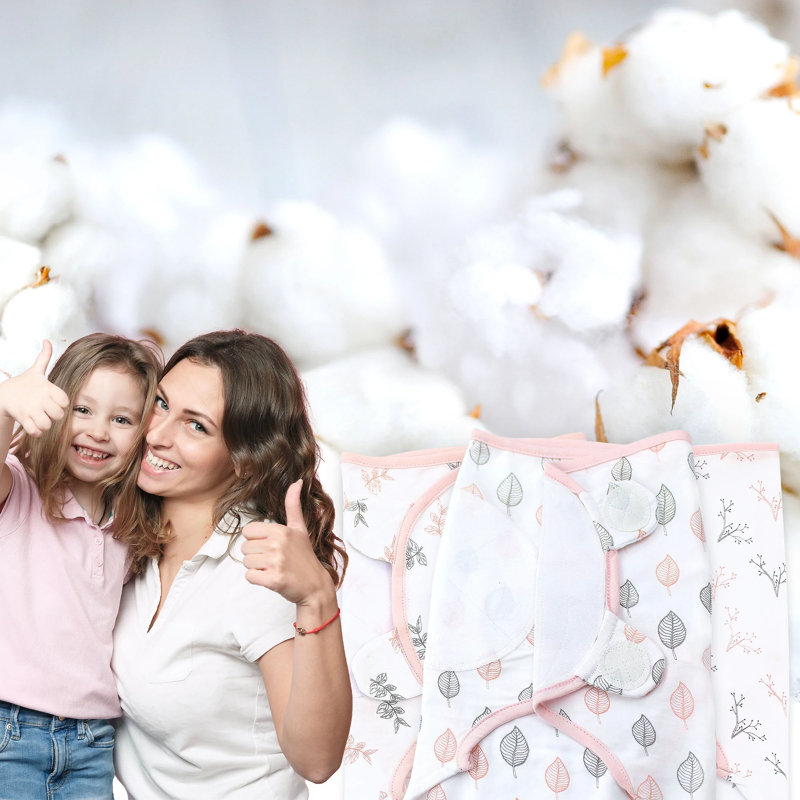Ensemble de langes 100% coton 3 pièces Eyeleen