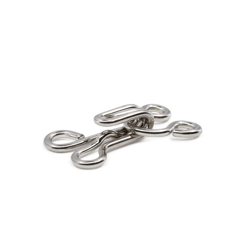 Crochets et yeux Dritz, taille 3, argent, 96 ensembles