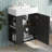 Bathroom vanity with Ceramic Sink Left side storage-105507037