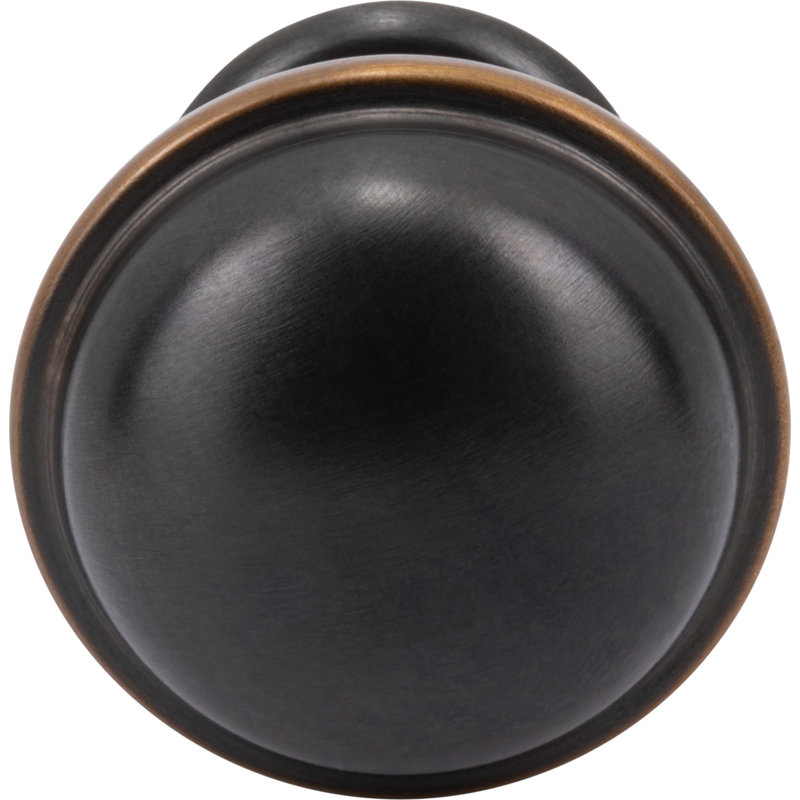 Ronan Diameter Round Knob, 1 1/4", Milano Bronze