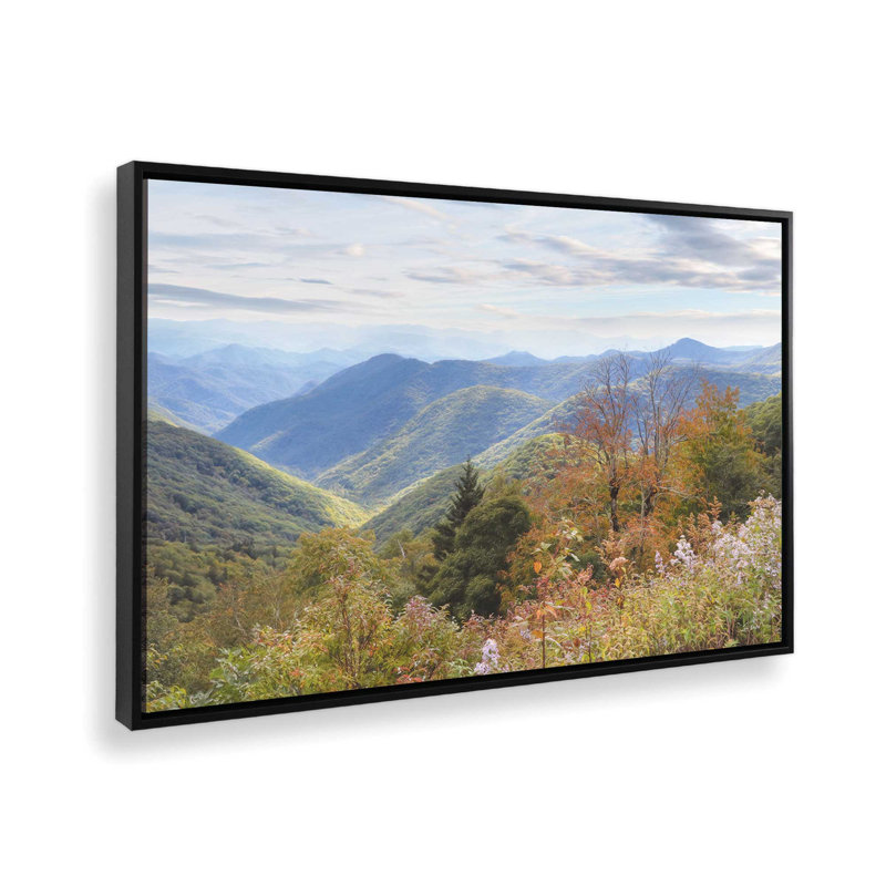 «Signs of Autumn» par Lori Deiter, reproduction d'art, 18 W x 12 H, Black, Framed Canvas