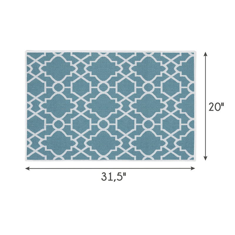 Biana Cotton Moroccan Indoor Rug, Rectangle 2' x 3'