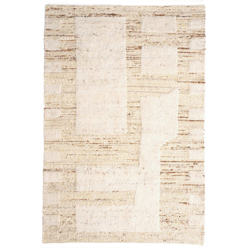Mitrita Performance Flatweave Wool Abstract Indoor Rug, Rectangle 3' x 5'