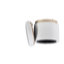 Repose-pieds de rangement rond en similicuir de 18 po Addilynne-829132623