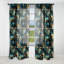 Celestial Whirls Paisley Pattern - Floral Curtain - Room Darkening Floral Curtain - 1 Panels-107596407