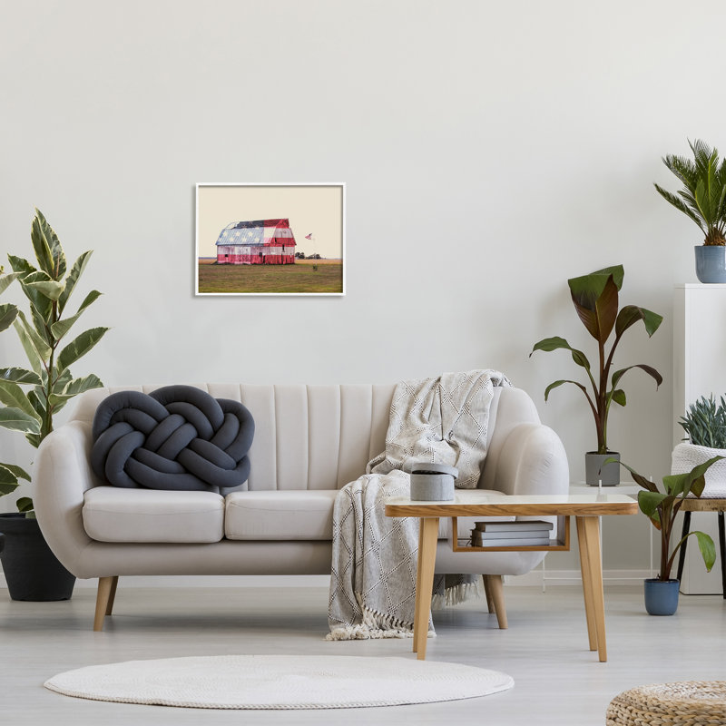 Az-376, H 16 po x l 20 po x P 1,5 po, Giclée encadrée blanc bord de mer