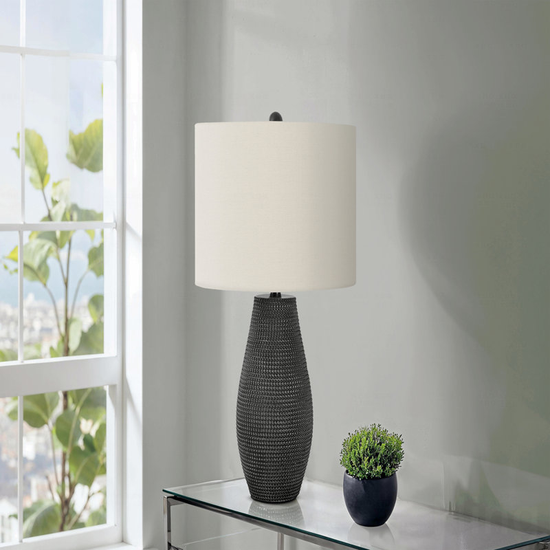Lighting, 24"H, Table Lamp, Contemporary, Black