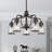 Derrick 5 - Light Steel Dimmable Classic / Traditional Chandelier-1680577466