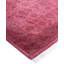 Overdyed Hand-Knotted Wool Modern-Contemporary Pink Area Rug 3' 3" x 5' 3"