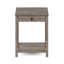 Table d'appoint avec tiroir Montale, chêne noir-71601762