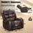 Abba 3-person Recliner Sofa With Padded Arms-2474891