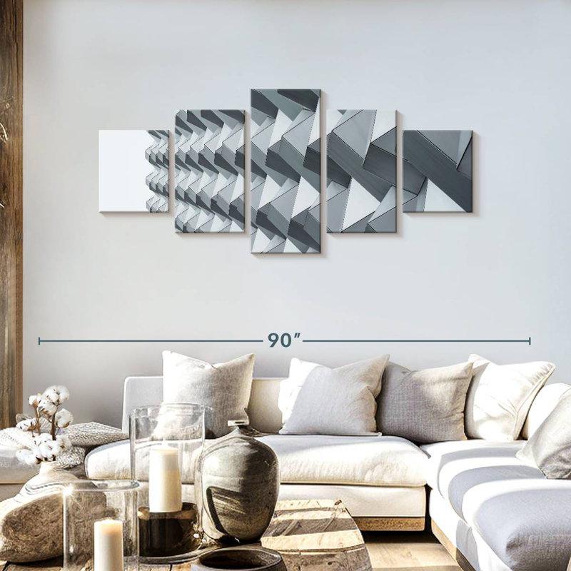 Geometric Facade, 30" H x 68" W