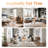 62" H Pure Solid Wood Multi-Nest Cat Climbing Frame with Toys