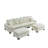 Corduroy U-Shaped Sectional Reversible-436014723