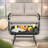 2 - Person 49cm Long Bistro Set With Padded Cushions And Table