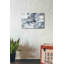 «In The Clouds Indigo and Grey» par Silvia Vassileva, reproduction sur toile tendue-2072373043