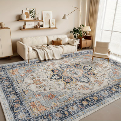 Devnew Solid Colour Machine Printed Area Rug