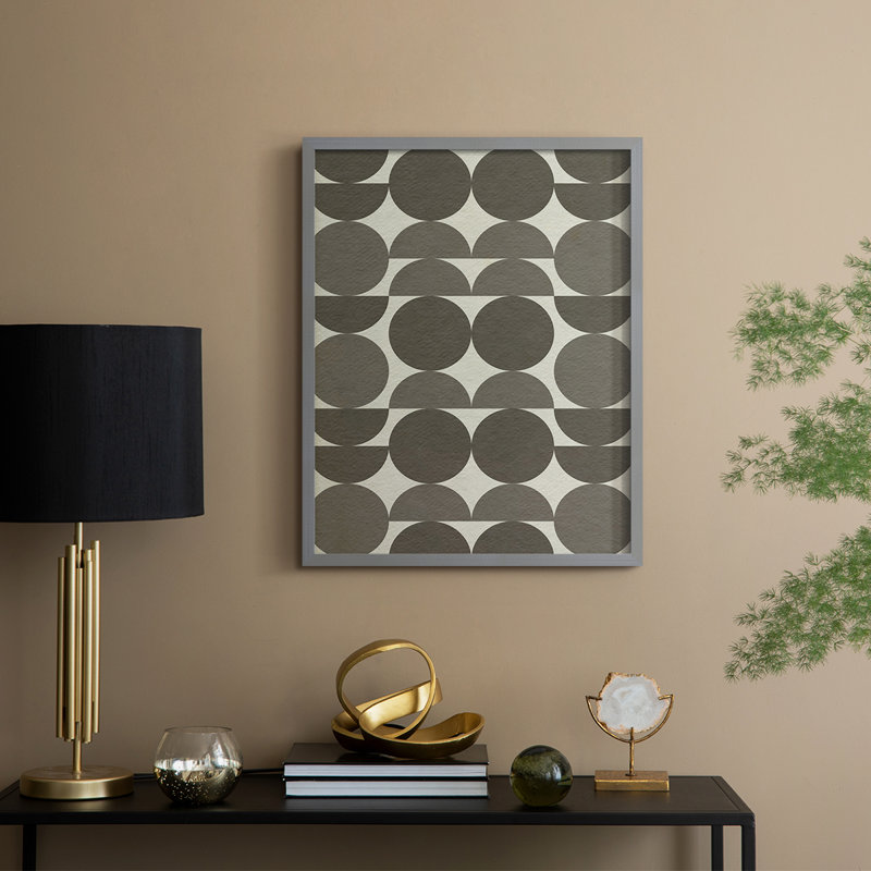 Neutre Subtle Shift II, reproduction encadrée - bois massif, Gris, H 30 po x l 24 po